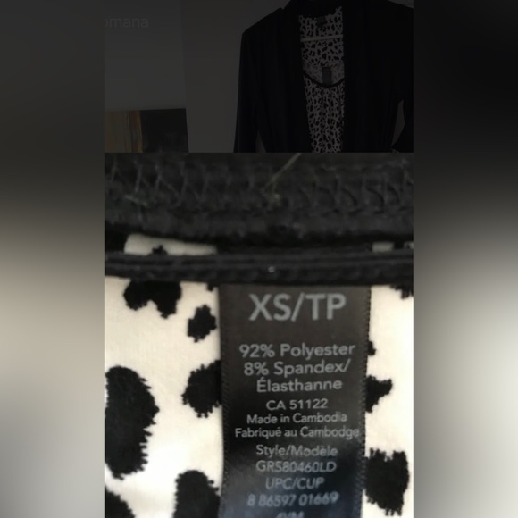 George 2pcs.set; black robe and sleeping gown • size:XS~ L:34” - Picture 9 of 9